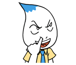 Droplets Man sticker #332326