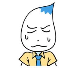 Droplets Man sticker #332327