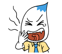 Droplets Man sticker #332328