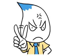 Droplets Man sticker #332330