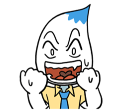 Droplets Man sticker #332333