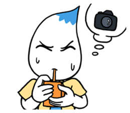 Droplets Man sticker #332335