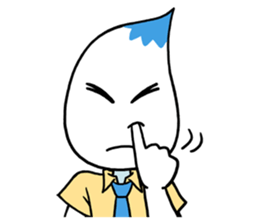 Droplets Man sticker #332336