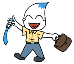 Droplets Man sticker #332337