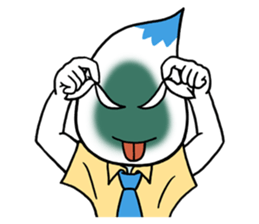 Droplets Man sticker #332338