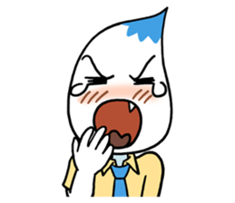 Droplets Man sticker #332340