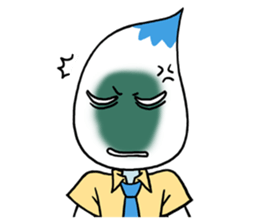 Droplets Man sticker #332341