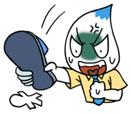 Droplets Man sticker #332343