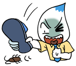 Droplets Man sticker #332344