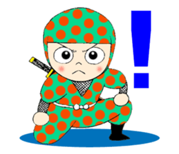 Polka dotninja sticker #332425