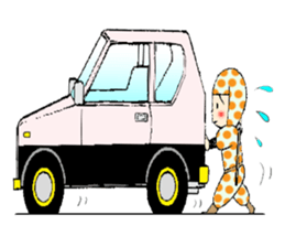 Polka dotninja sticker #332431