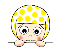 Polka dotninja sticker #332432