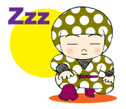 Polka dotninja sticker #332438