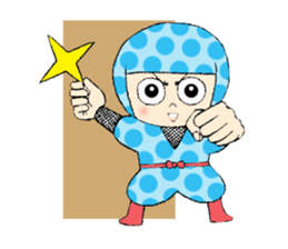 Polka dotninja sticker #332448