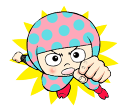 Polka dotninja sticker #332449