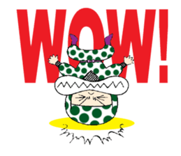 Polka dotninja sticker #332454