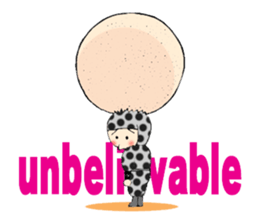 Polka dotninja sticker #332455