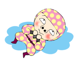 Polka dotninja sticker #332459