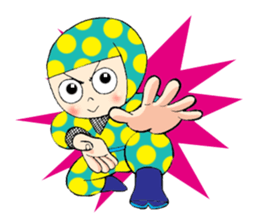 Polka dotninja sticker #332463