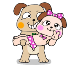 LoveLoveMr.metabon&Ms.korone sticker #332539