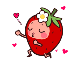 The feeling of a strawberry sticker #332625