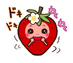 The feeling of a strawberry sticker #332633