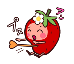 The feeling of a strawberry sticker #332637