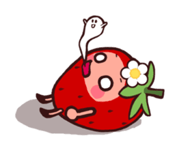 The feeling of a strawberry sticker #332640