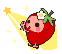 The feeling of a strawberry sticker #332643