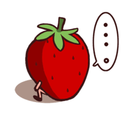 The feeling of a strawberry sticker #332648