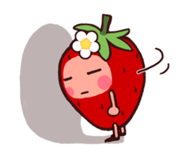 The feeling of a strawberry sticker #332652