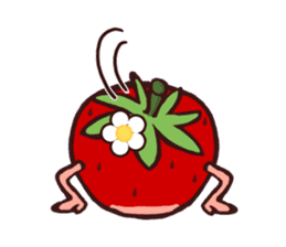 The feeling of a strawberry sticker #332654