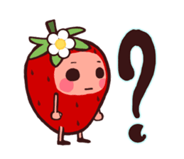 The feeling of a strawberry sticker #332655