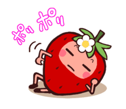 The feeling of a strawberry sticker #332657