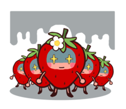 The feeling of a strawberry sticker #332661