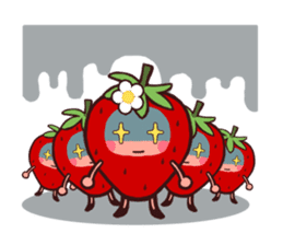 The feeling of a strawberry sticker #332661