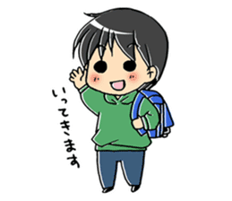 The kazumama family's child stamp sticker #333225