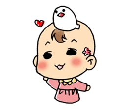 The kazumama family's child stamp sticker #333226