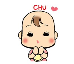 The kazumama family's child stamp sticker #333229