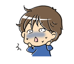 The kazumama family's child stamp sticker #333232