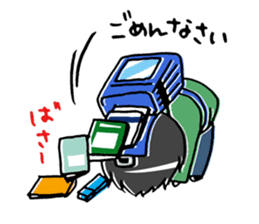 The kazumama family's child stamp sticker #333235