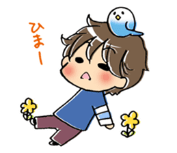 The kazumama family's child stamp sticker #333239