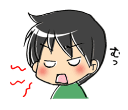 The kazumama family's child stamp sticker #333242