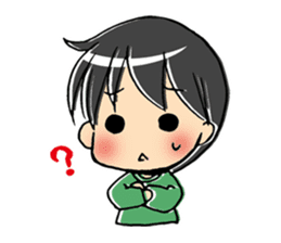 The kazumama family's child stamp sticker #333245