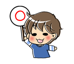 The kazumama family's child stamp sticker #333252