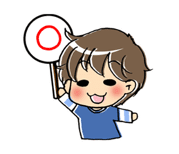The kazumama family's child stamp sticker #333252