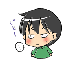 The kazumama family's child stamp sticker #333255