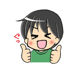 The kazumama family's child stamp sticker #333256