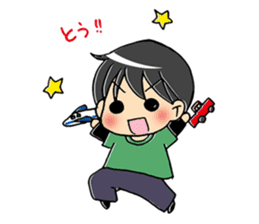 The kazumama family's child stamp sticker #333263