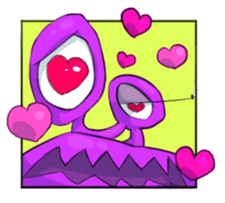 comic girl COSMO sticker #333712